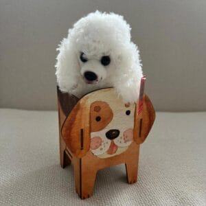 Adopta perrito de peluche French Poodle