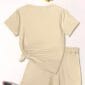 Conjunto Poodle Mujer Beige 2 Piezas