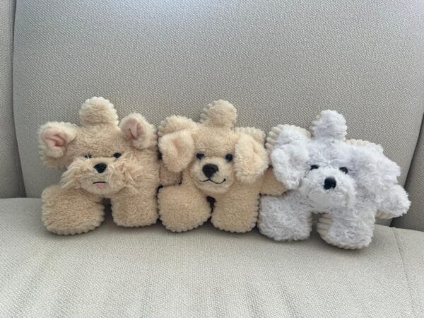 Peluche Perrito Rompecabezas lanco (1) Peluche Perrito Rompecabezas lanco (1)