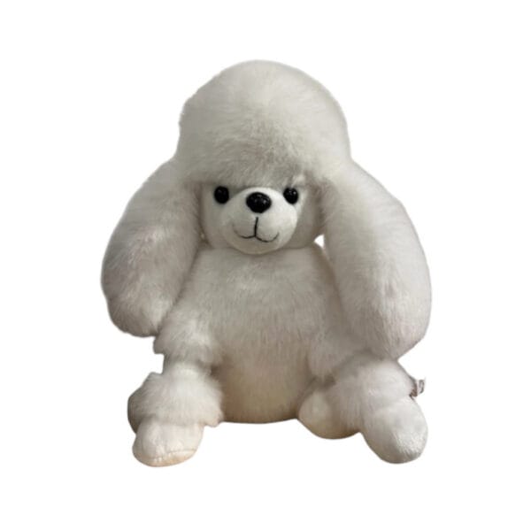 Peluche Perrito French Poodle Blanco