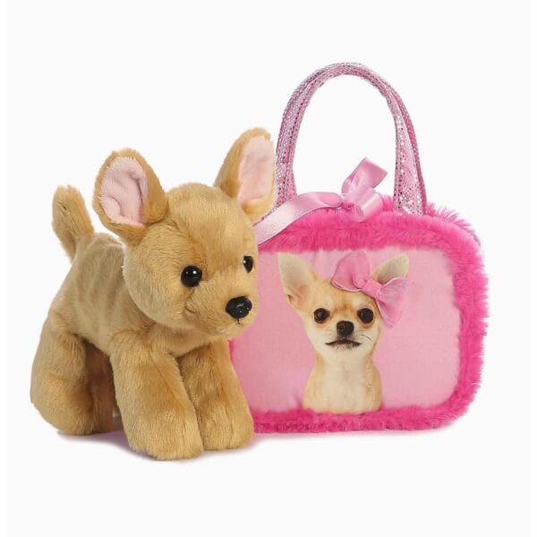 bolsa Transportadora con Peluche Perrito Chihuahua Bolsa Transportadora con Peluche Perrito Chihuahua
